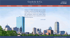 Desktop Screenshot of goedeckeco.com